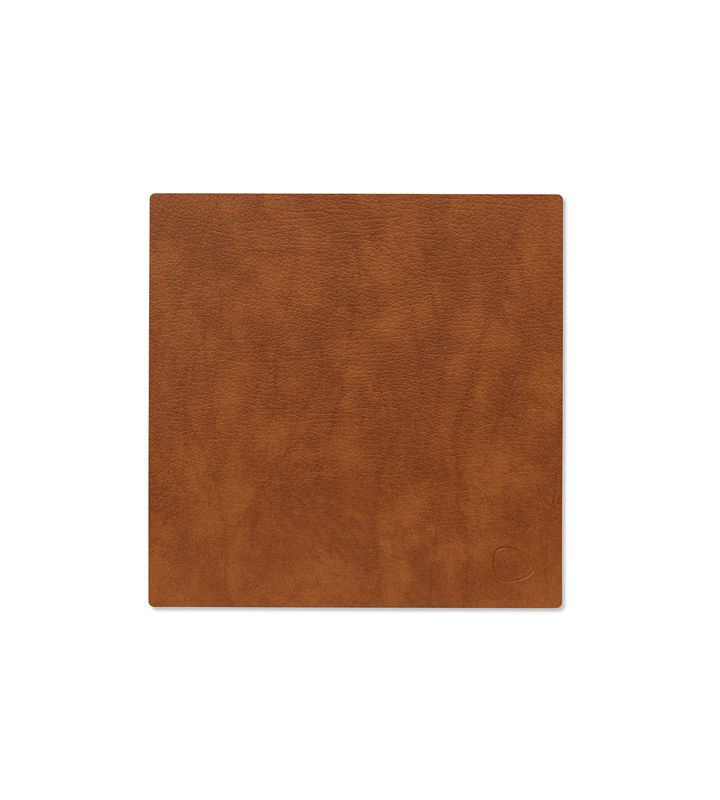 Tovaglietta Bull Square Cognac 28x28 cm - Lind DNA