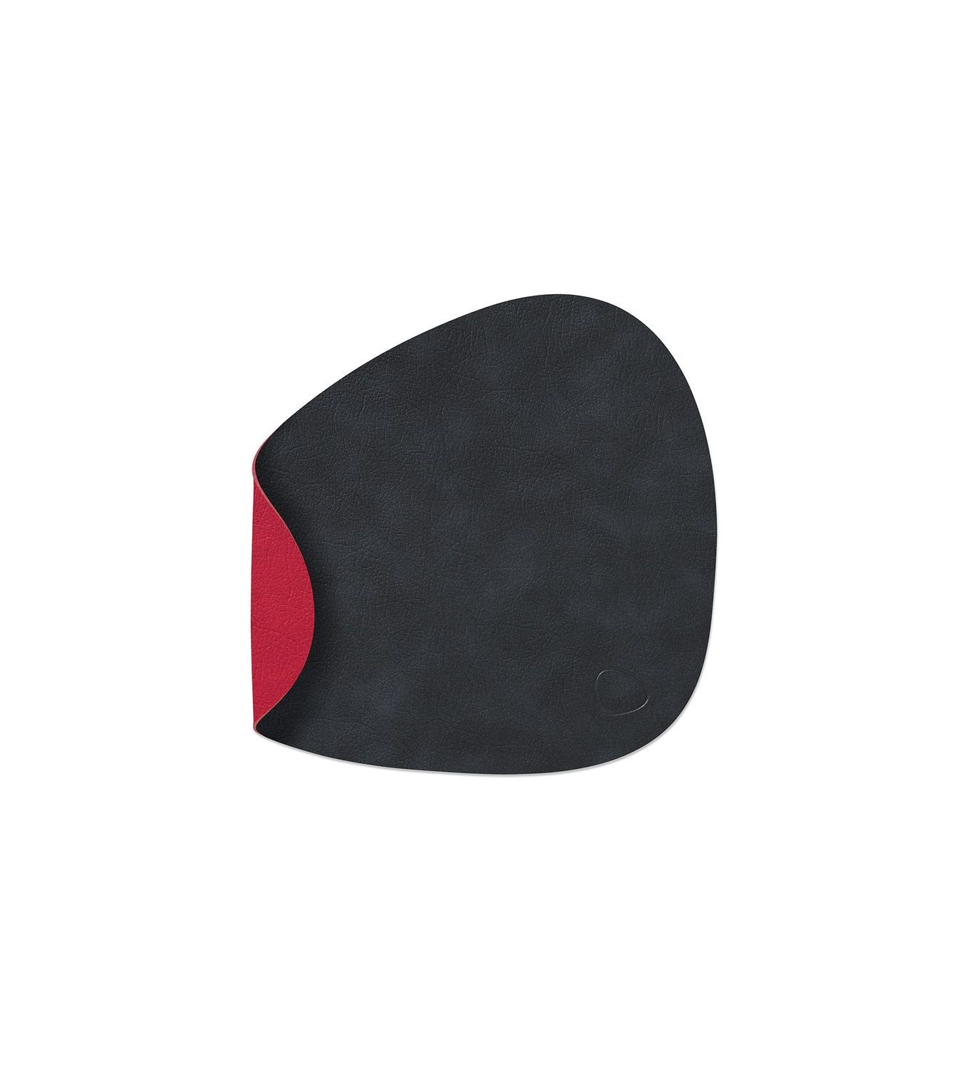 Tovaglietta Double Curve Cloud Black/ Cloud Red 24x28 cm - Lind DNA