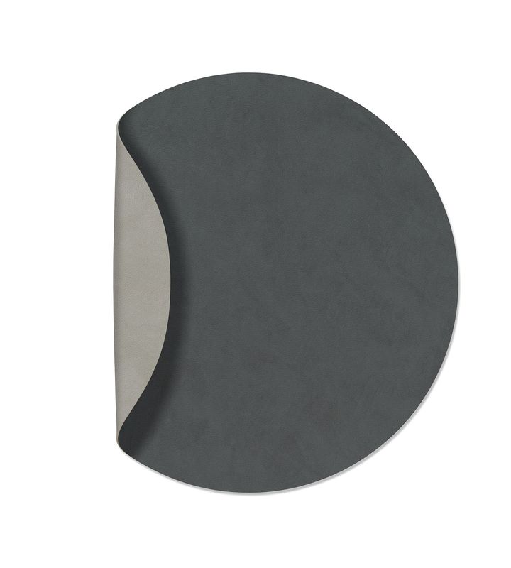 Tovaglietta Double Circle Nupo Anthracite/ Nupo Light Grey 40 cm - Lind DNA
