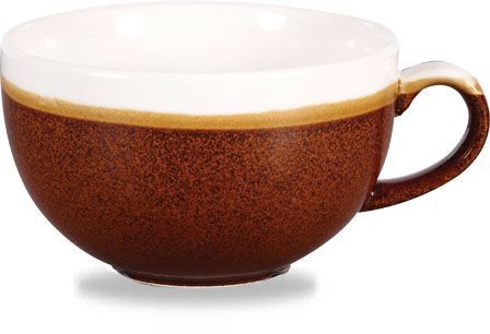 Tazza Cappuccino 34 Cl Monochrome Cinnamon Brown - Churchill