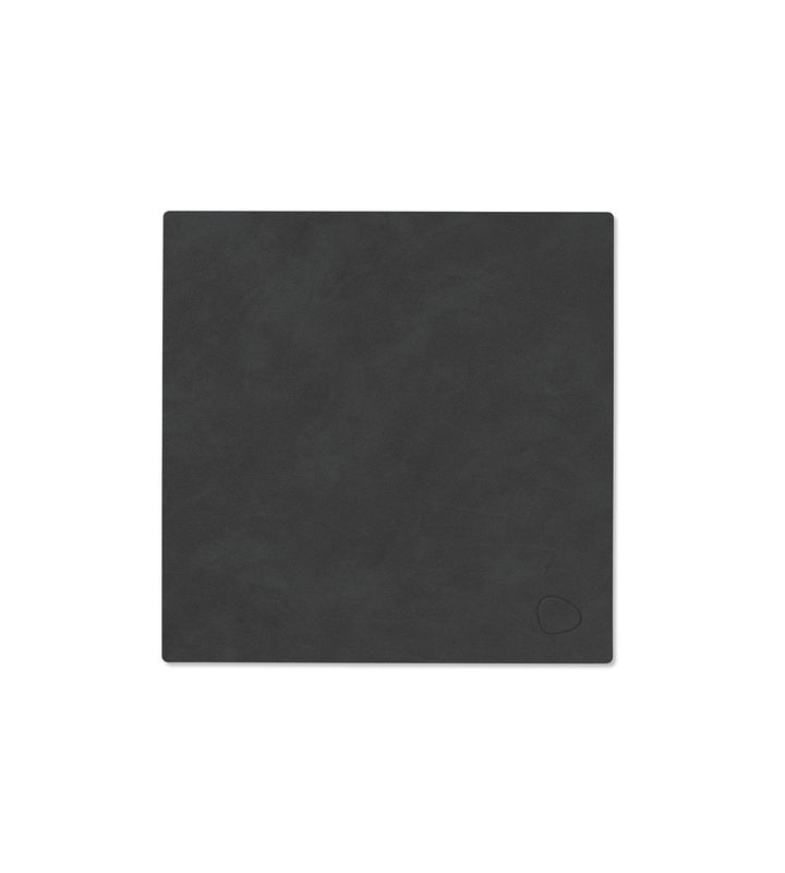 Tovaglietta Nupo Square Black 28x28 cm - Lind DNA