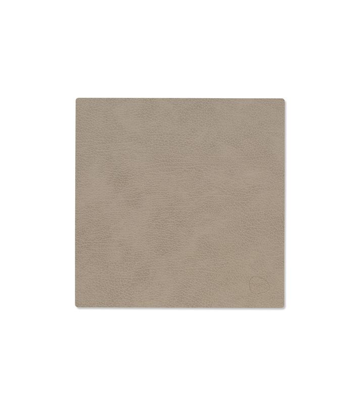 Tovaglietta Bull Square Warm Grey 28x28 cm - Lind DNA