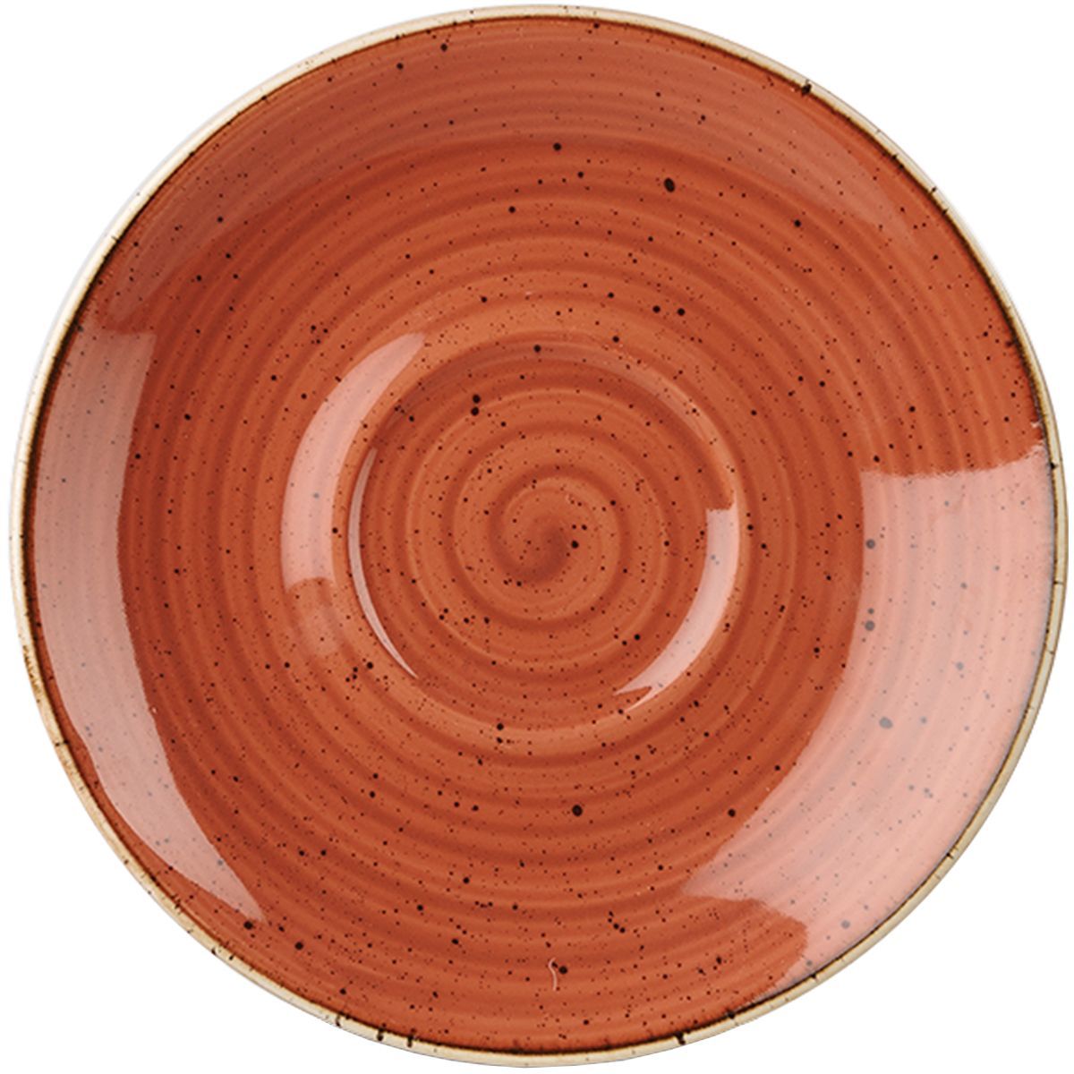 Sottotazza Cappuccino 15,6 Cm Stonecast Spiced Orange - Churchill
