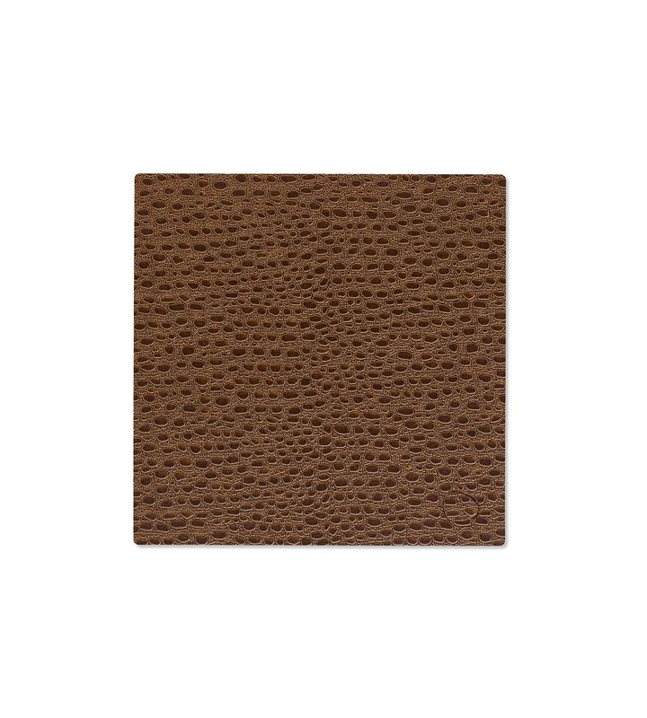 Tovaglietta Lace Square Brown 28x28 cm - Lind DNA