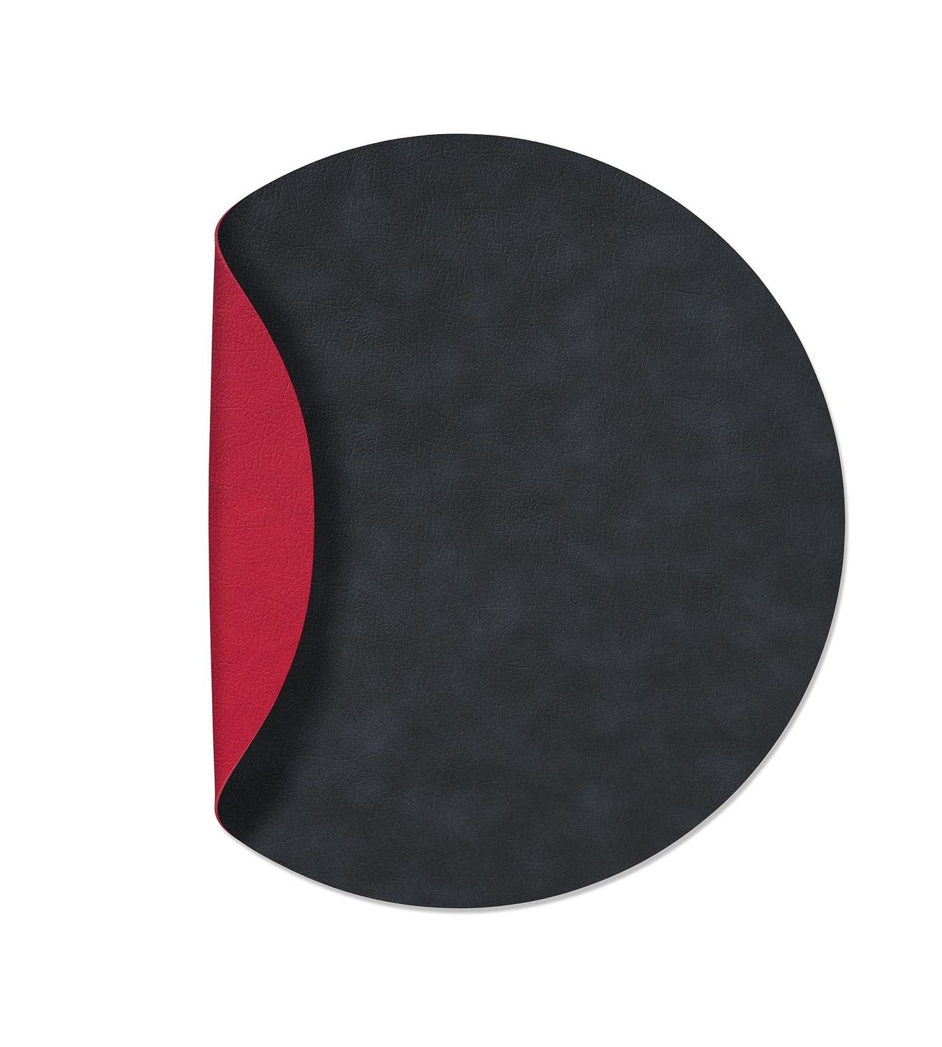 Tovaglietta Double Circle Cloud Black/ Cloud Red 40 cm - Lind DNA