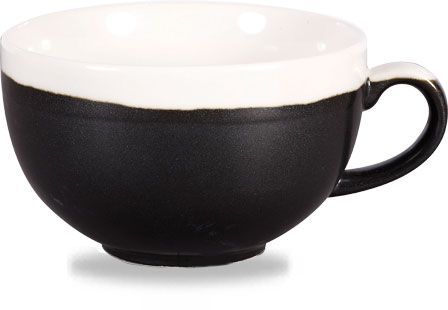 Tazza Cappuccino 34 Cl Monochrome Onyx Black - Churchill