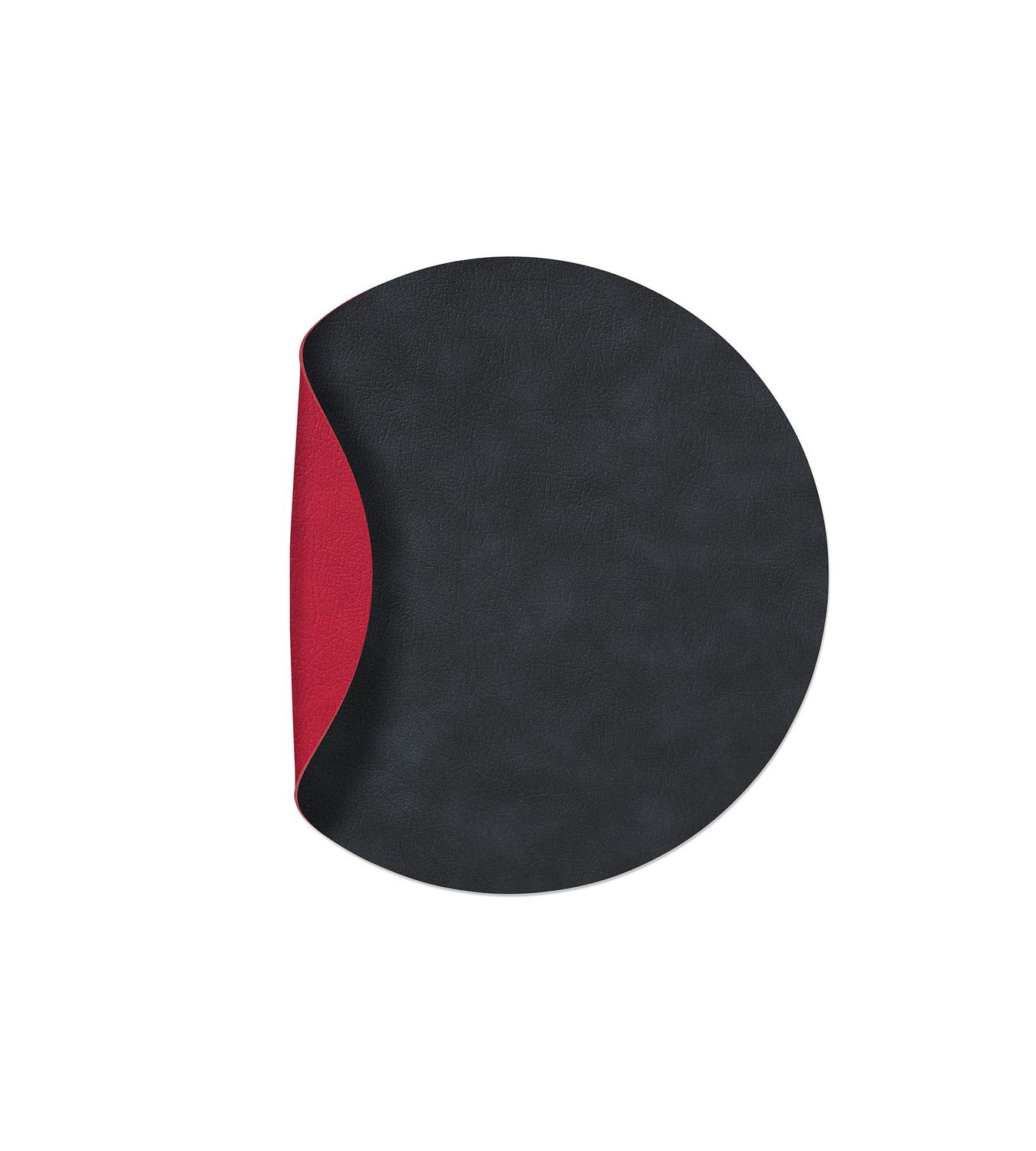 Tovaglietta Double Circle Cloud Black/ Cloud Red 30 cm - Lind DNA