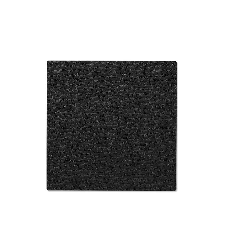 Tovaglietta Lace Square Black 28x28 cm - Lind DNA