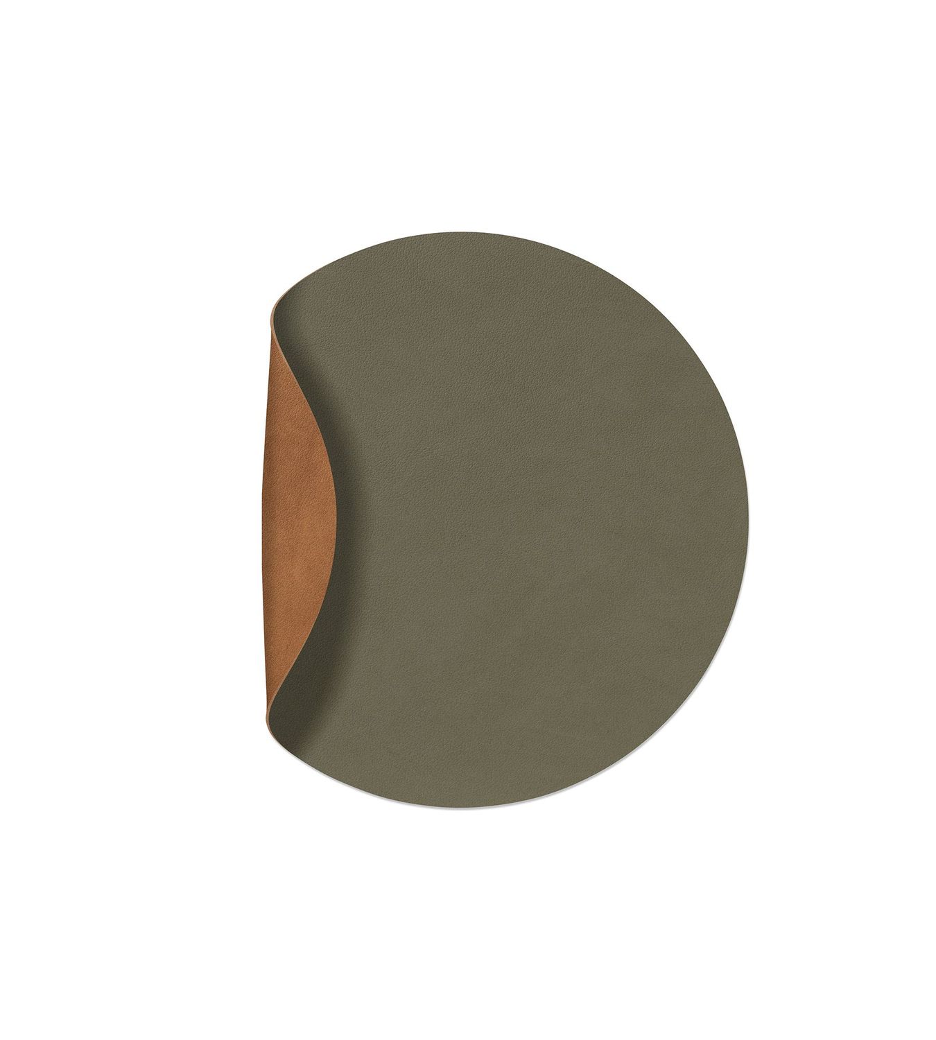 Tovaglietta Double Circle Nupo Army Green/ Nupo Nature 30 cm - Lind DNA