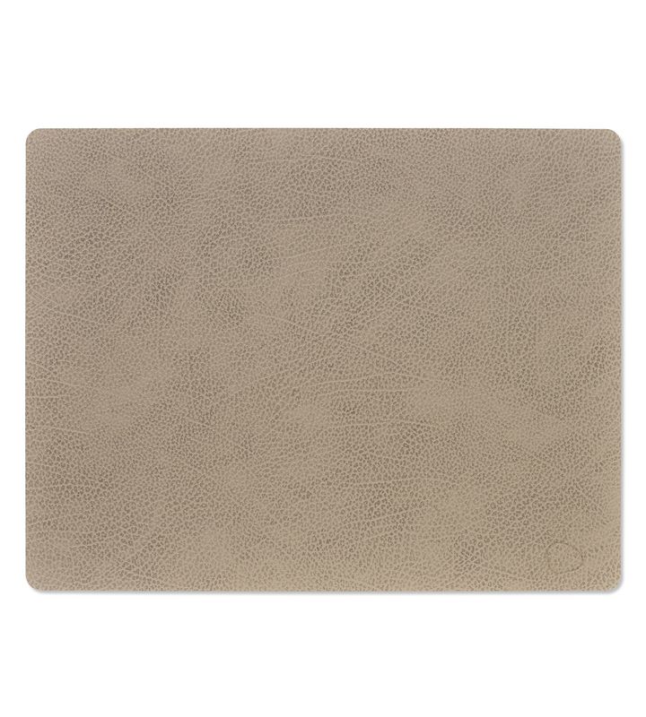 Tovaglietta Hippo Square Warm Grey 35x45 cm - Lind DNA
