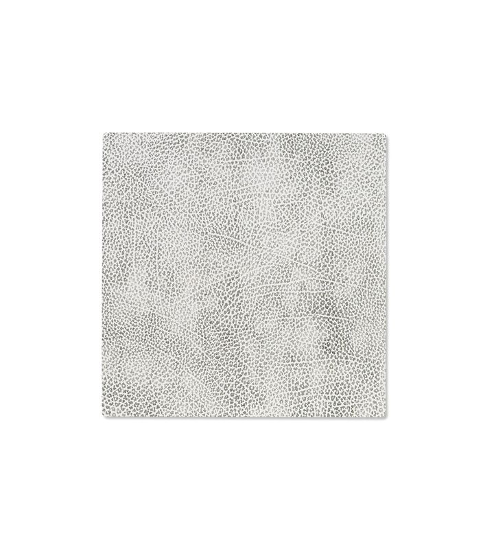 Tovaglietta Hippo Square White Grey 28x28 cm - Lind DNA