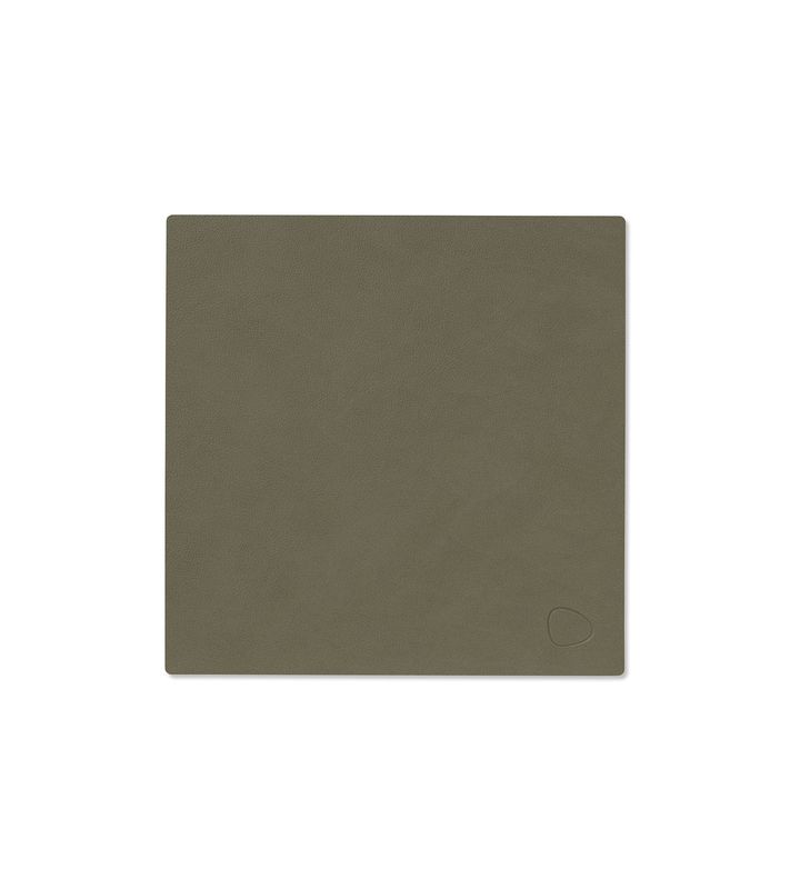 Tovaglietta Nupo Square Army Green 28x28 cm - Lind DNA