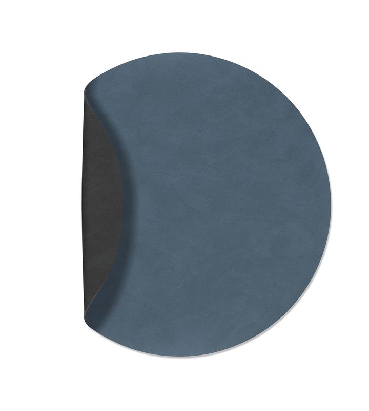 Tovaglietta Double Circle Nupo Dark Blue/ Nupo Black 40 cm - Lind DNA