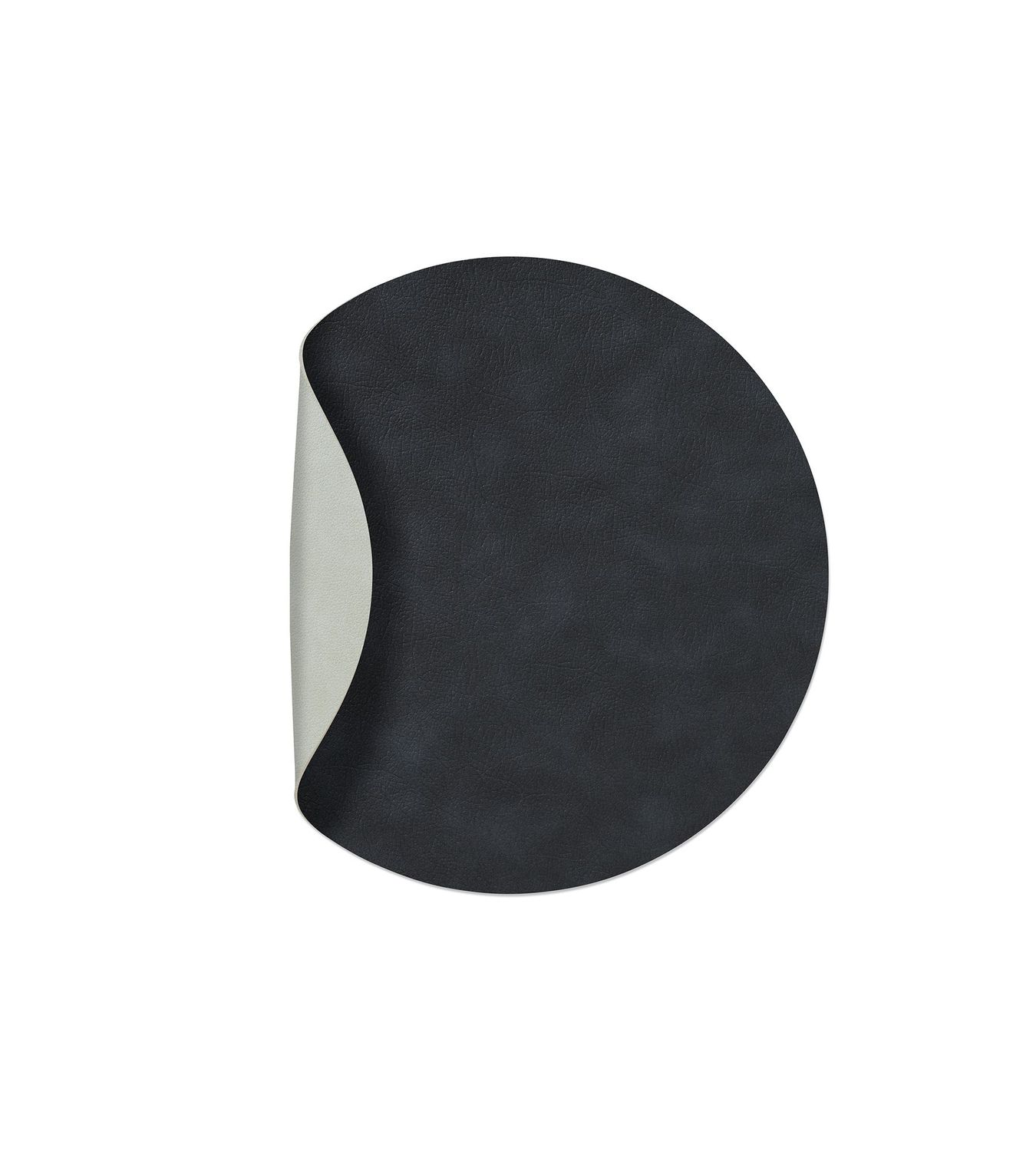 Tovaglietta Double Circle Cloud Black/ Nupo Metallic 30 cm - Lind DNA