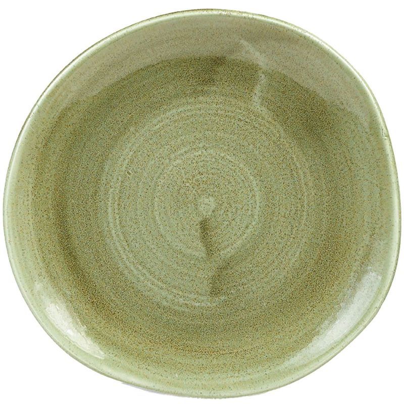 Piatto Piano Organic 26,4 Cm Stonecast Patina Burnished Green - Churchill