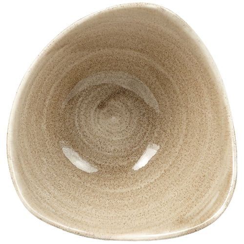 Ciotola Triangolare 15,3 Cm Stonecast Patina Antique Taupe - Churchill