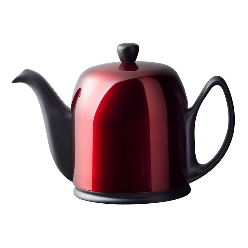 Teiera 100 cl Nero Rosso Salam - Degrenne