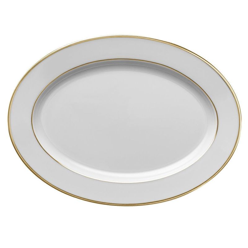 Piatto ovale 36,5 x 26,5 cm Galon Oro - Degrenne