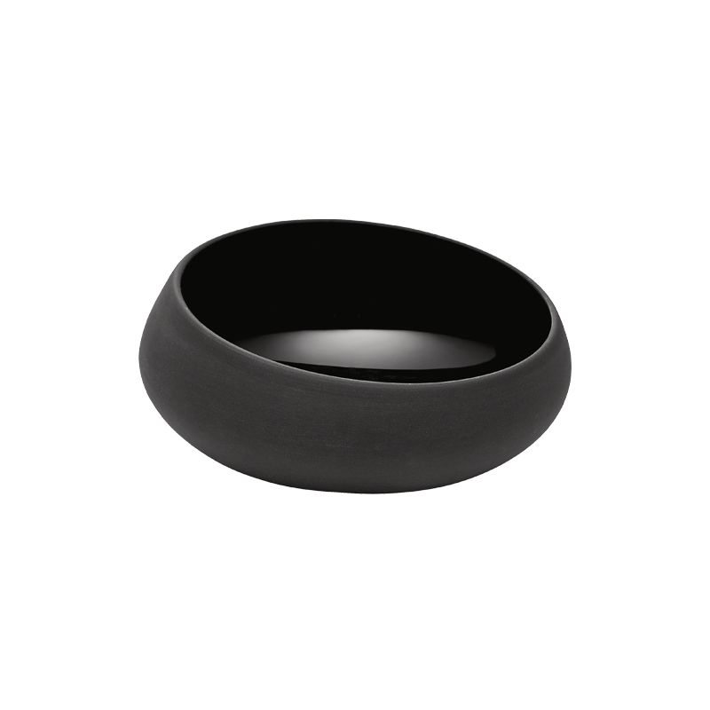 Cocotte con bordo inclinato 12 cm Black Onyx - Degrenne