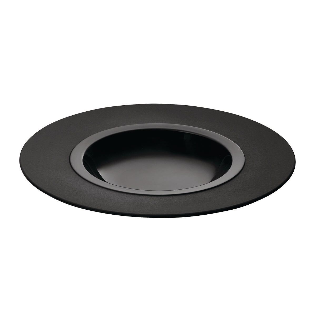 Piatto fondo gourmet 23 cm Black Onyx Bahia - Degrenne