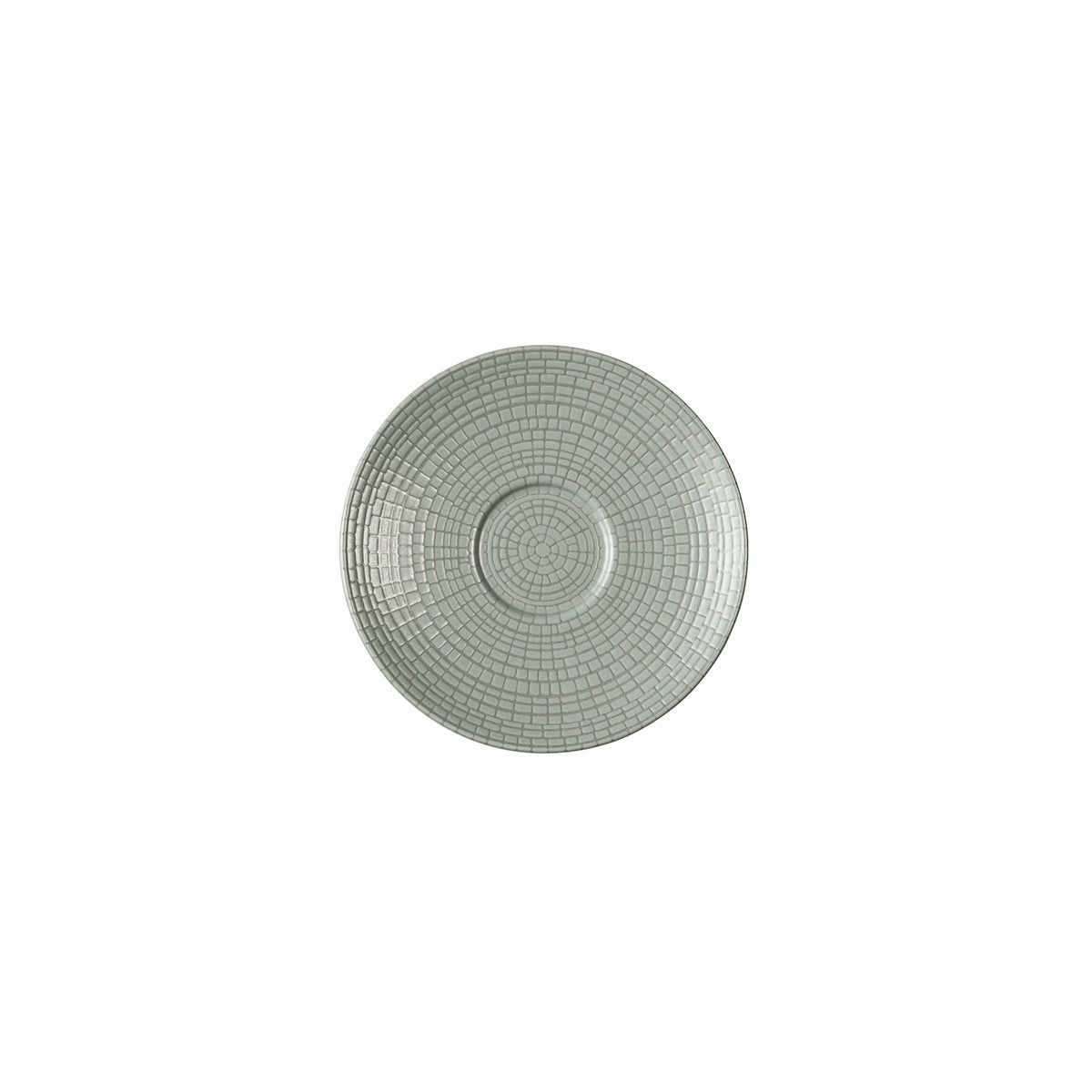 Piattino per tazza caffè 12,5 cm Jade Green Modulo Nature - Degrenne