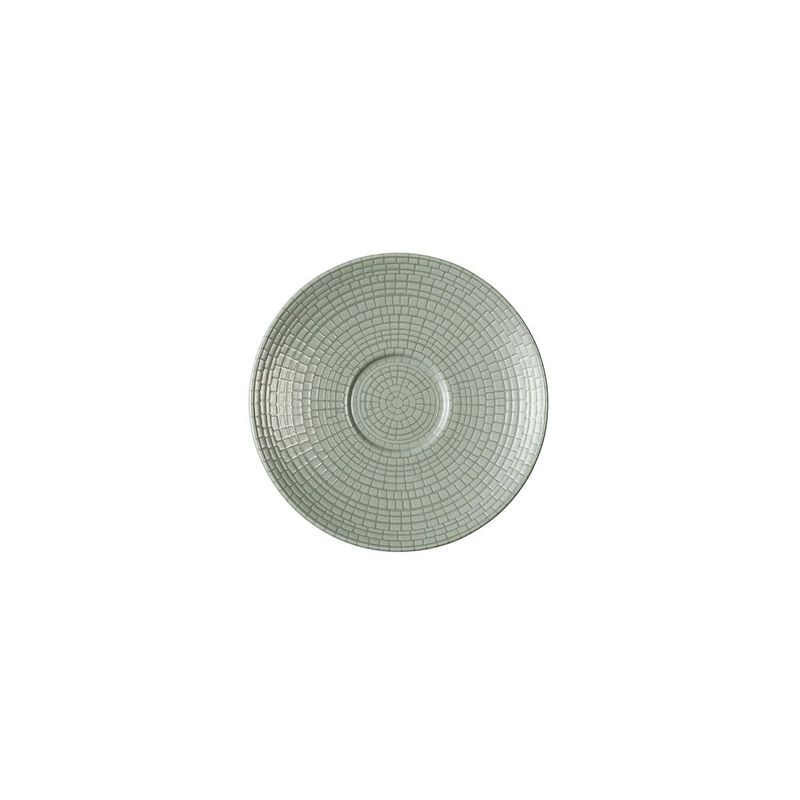 Piattino per tazza caffè 12,5 cm Jade Green Modulo Nature - Degrenne