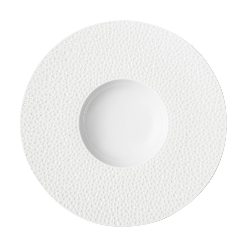 Piatto fondo gourmet 30 cm Collection L Perles De Rosée - Degrenne