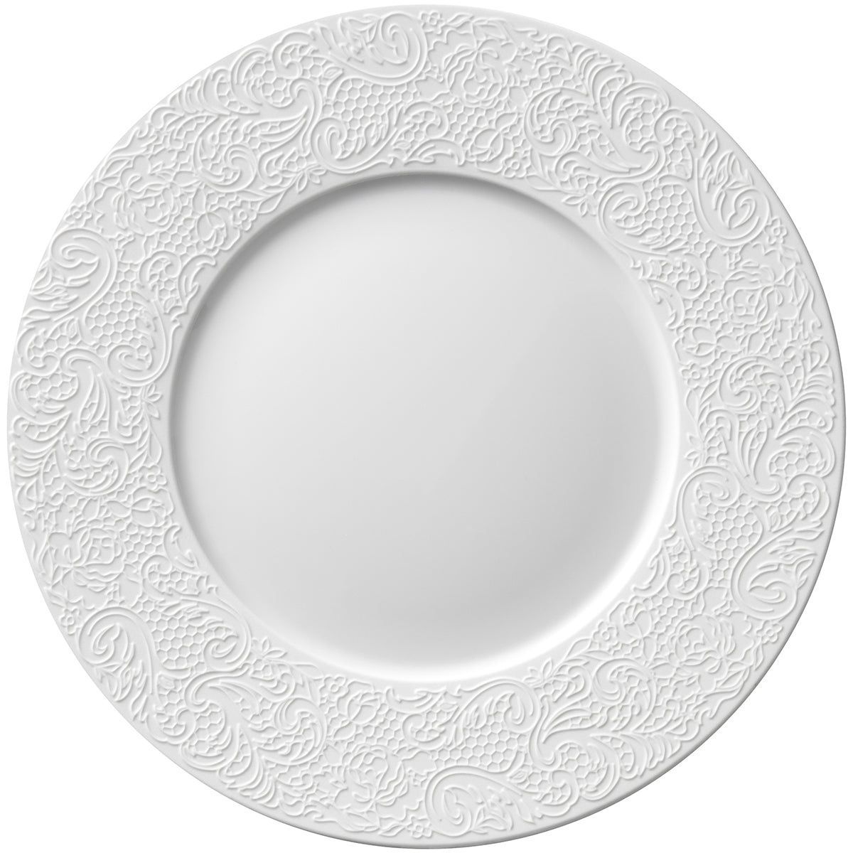 Piatto piano 32 cm Collection L Couture Bianco - Degrenne