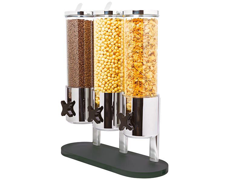 Dispenser per cereali 3 posti 55,5 x 20 cm Evento - Degrenne