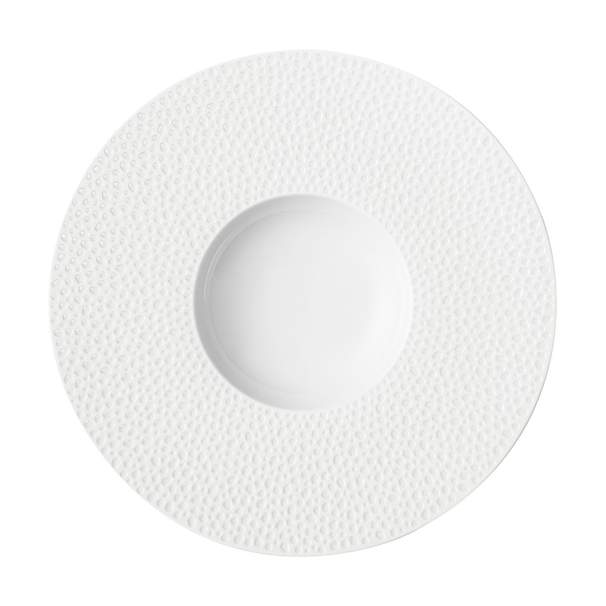 Piatto fondo gourmet 28 cm Collection L Perles De Rosée - Degrenne