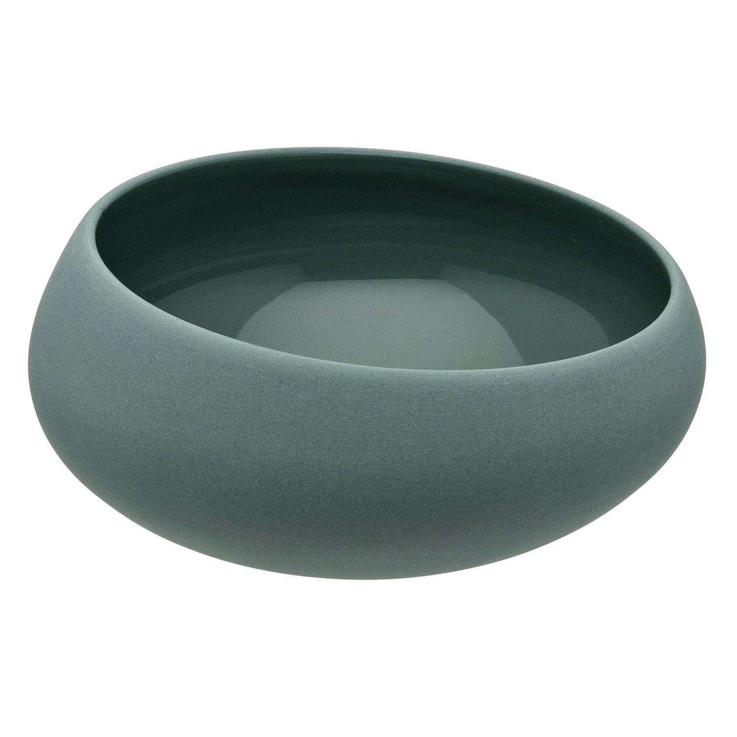 Coccotte con bordo inclinato 12 cm Green Clay - Degrenne
