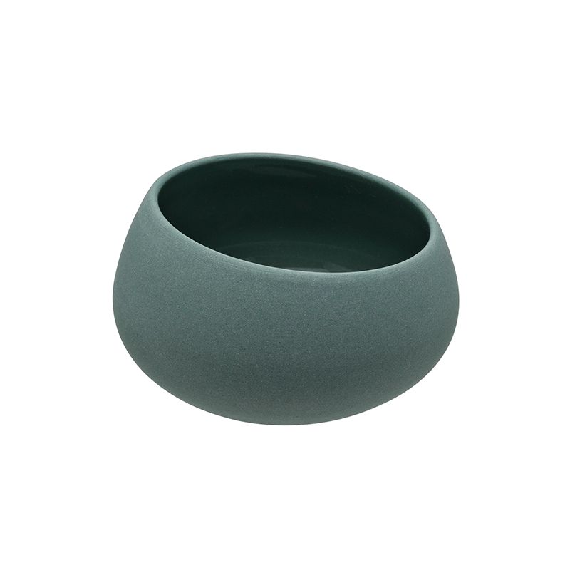 Coccotte con bordo inclinato 7,3 cm Green Clay - Degrenne