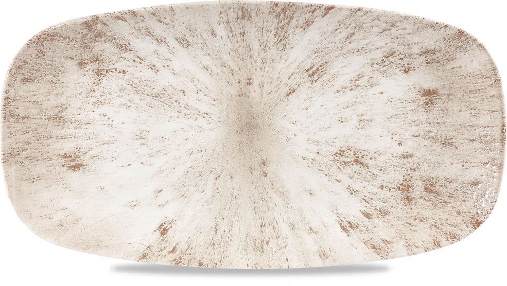 Piatto Oblungo 35,5 X 18,9 Cm Studio Prints Stone Agate Grey - Churchill