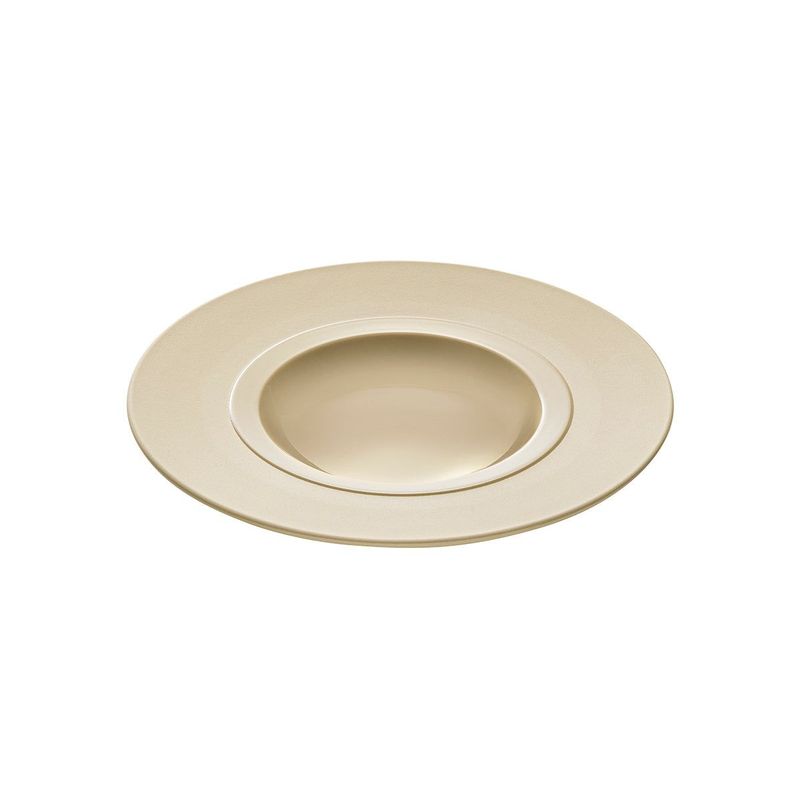 Piatto fondo gourmet 23 cm Beige Dune Bahia - Degrenne