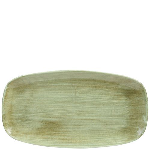 Piatto Oblungo 35,5 X 18,9 Cm Stonecast Patina Burnished Green - Churchill