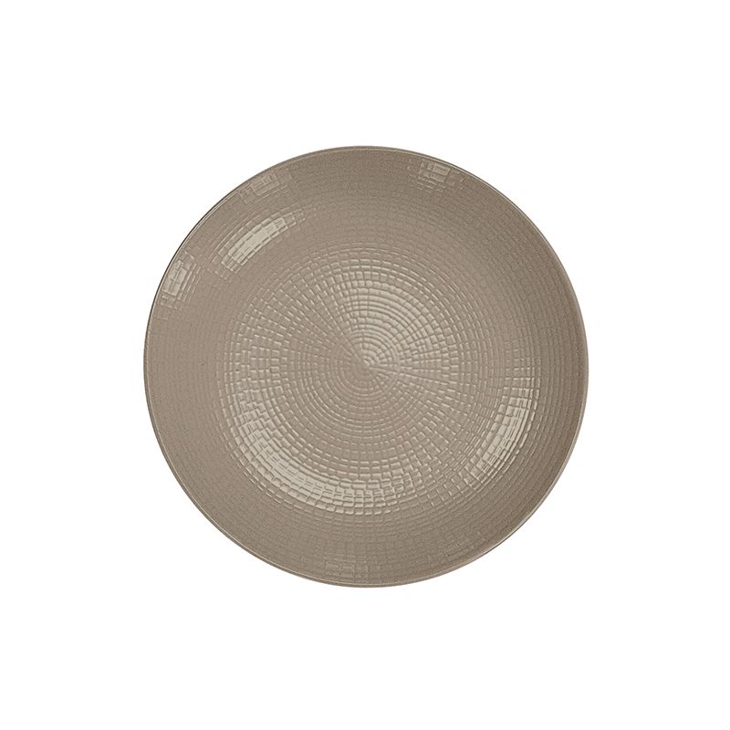 Piatto piano 16 cm Taupe Modulo Nature - Degrenne
