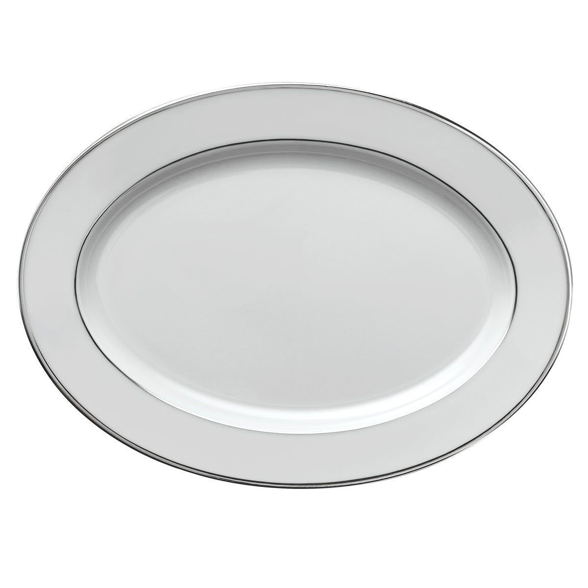 Piatto ovale 36,5 x 26,5 cm Galon Platine - Degrenne