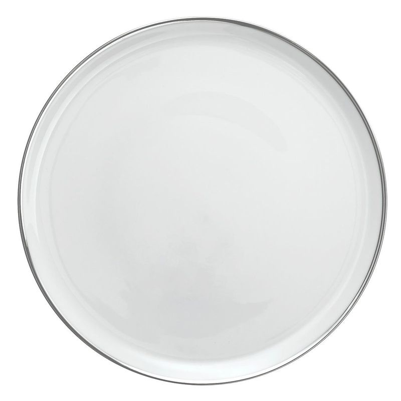Piatto piano rotondo 31,5 cm Galon Platine - Degrenne