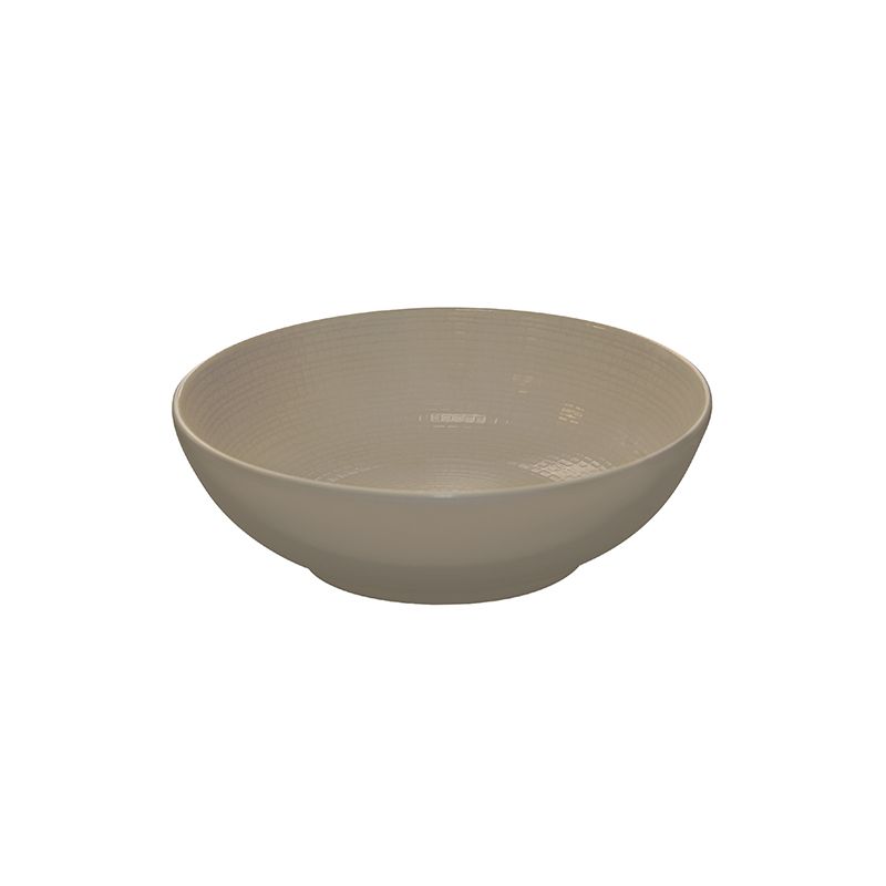 Piatto fondo 17,7 cm Taupe Modulo Nature - Degrenne