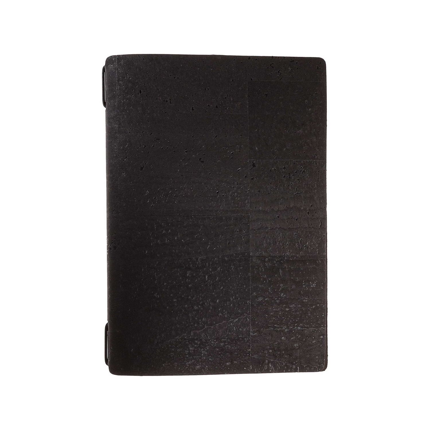 Porta Menu A5 16,5x23,1 cm Con 2 Buste Sughero Nero Con Elastico Nero - Dag Style