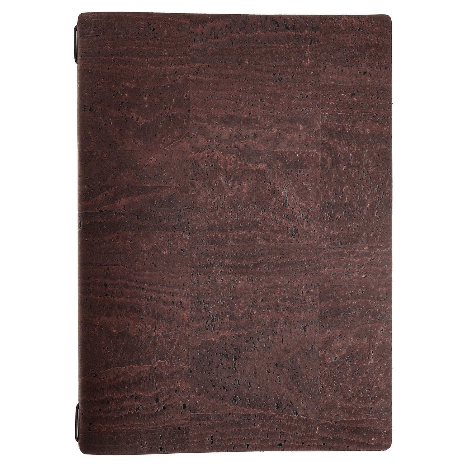 Porta Menu A4 23,2x31,8 cm Con 2 Buste Sughero Marrone Con Elastico Nero - Dag Style