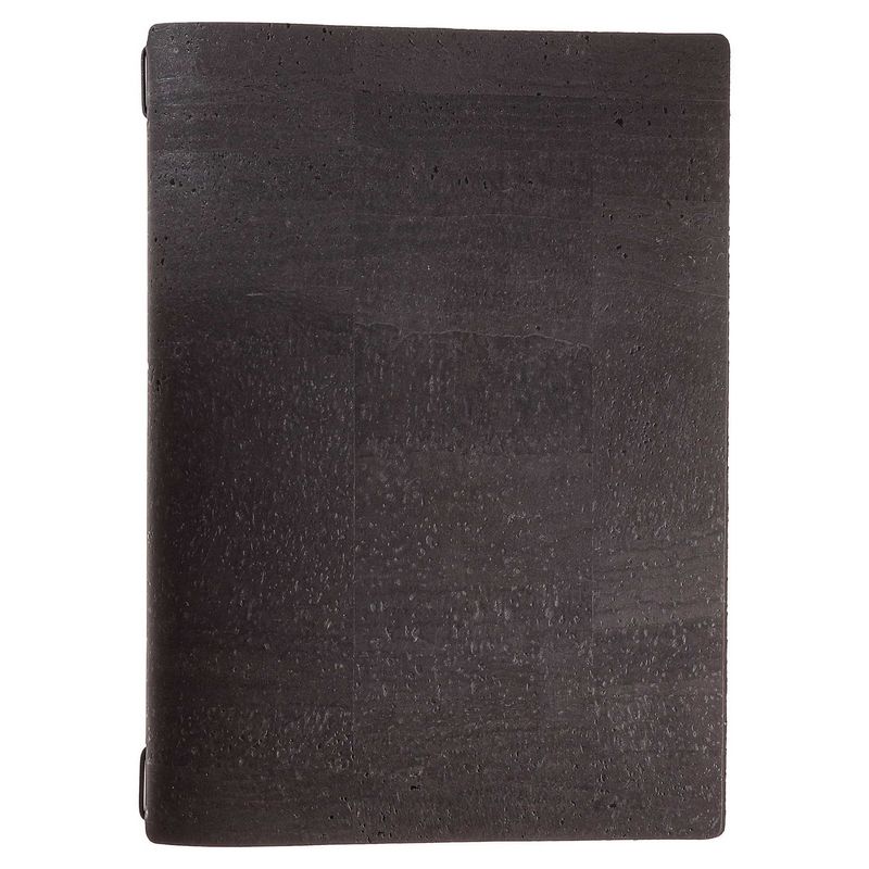 Porta Menu A4 23,2x31,8 cm Con 2 Buste Sughero Nero Con Elastico Nero - Dag Style