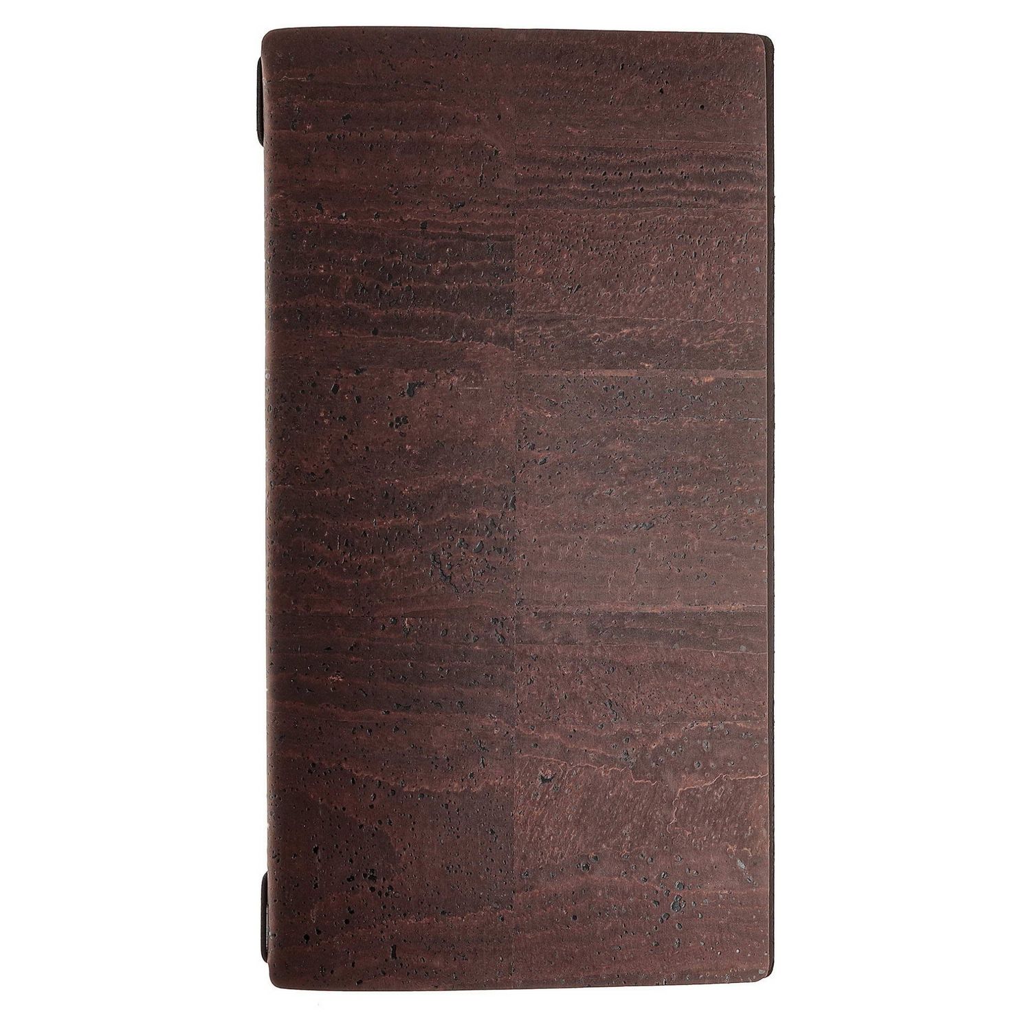 Porta Menu A4 Slim 17,4x31,8 cm Con 2 Buste Sughero Marrone Con Elastico Nero - Dag Style