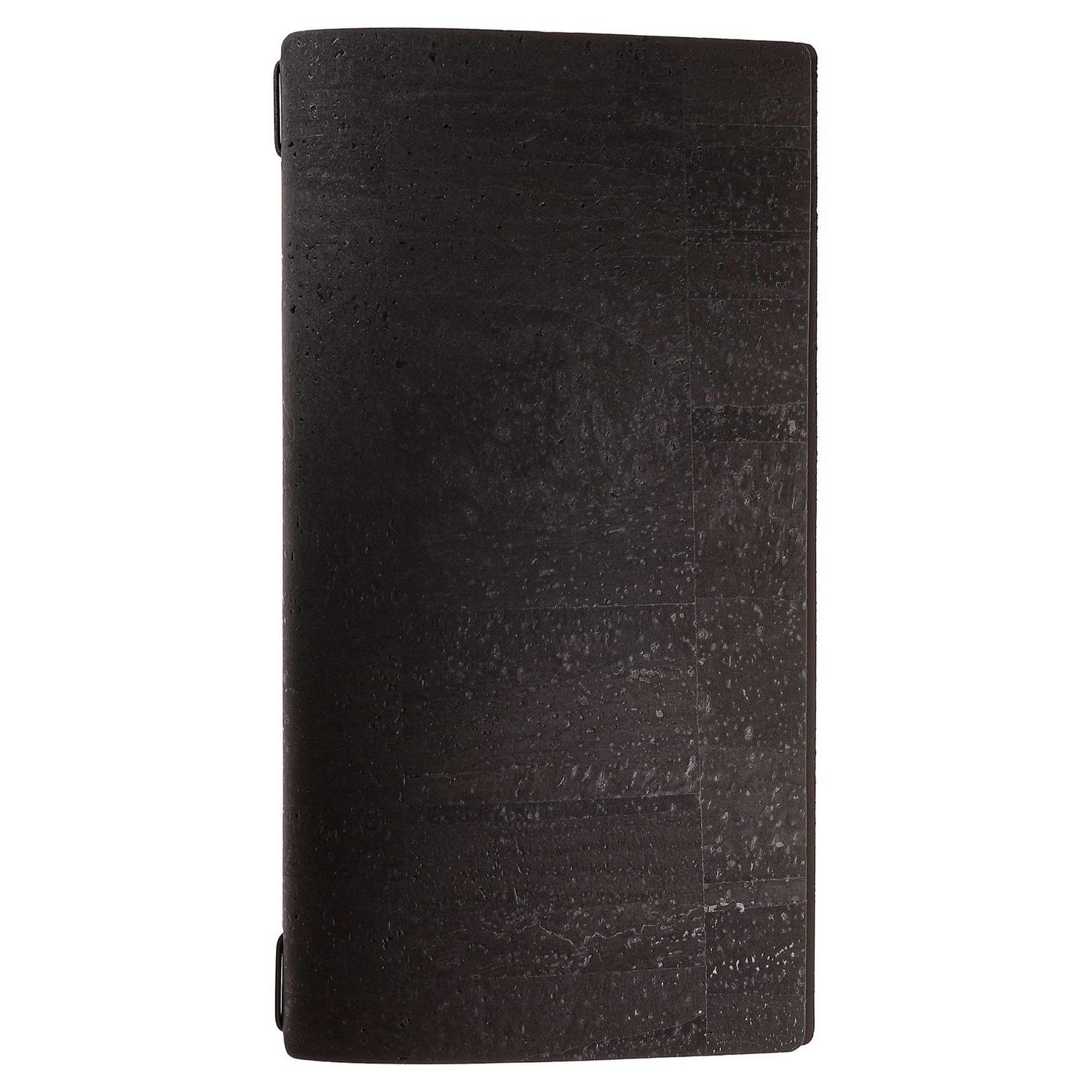 Porta Menu A4 Slim 17,4x31,8 cm Con 2 Buste Sughero Nero Con Elastico Nero - Dag Style