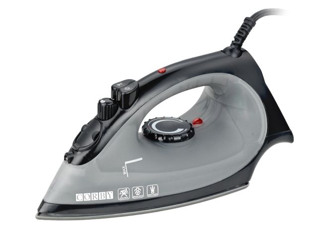 Ferro a Vapore Nero e Grigio 1200 W Sherwood - Corby