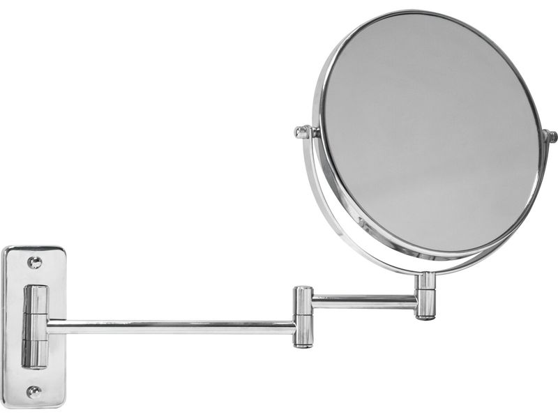 Specchio Montaggio a Parete 32 cm Winchester Cromo - Corby