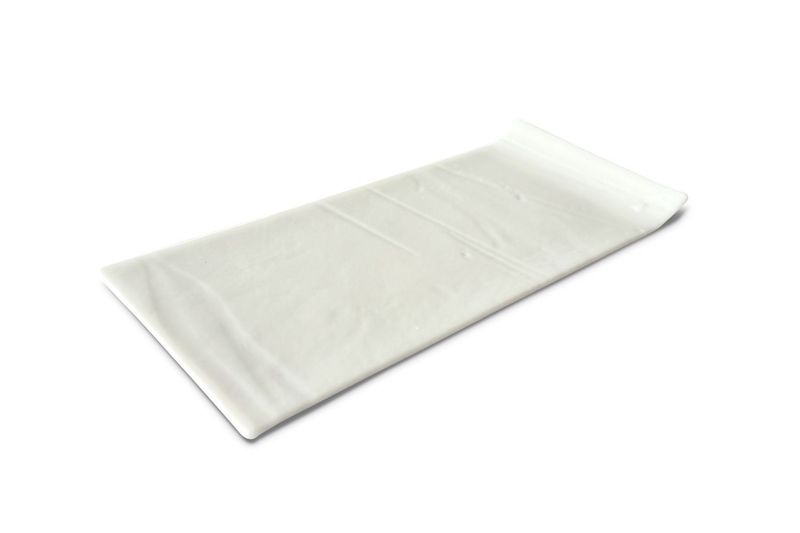 Poggiaposate Muna Velvet Bianco 11 x 25 cm - Comas
