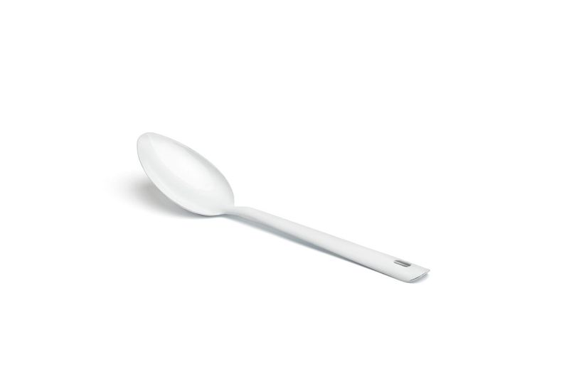 Cucchiaio Ferro Smaltato Bianco 30 cm - Comas