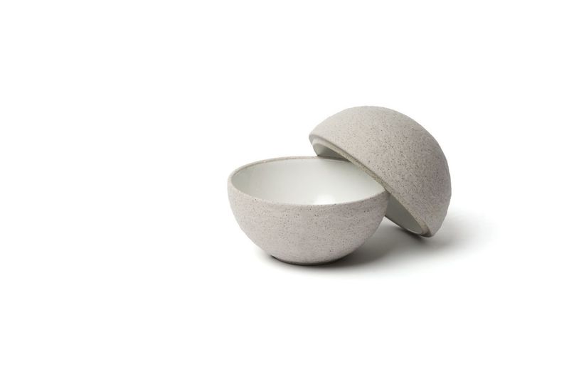 Piatto Sferico Dolmen White 13 cm - Comas