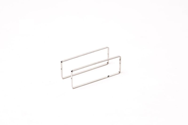 Bauhaus Set 2 Supporti Inox Bassi Per Tavole - Comas